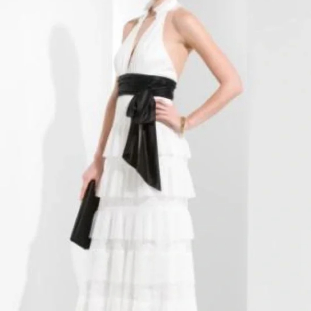 BCBG Lace Halter Dress